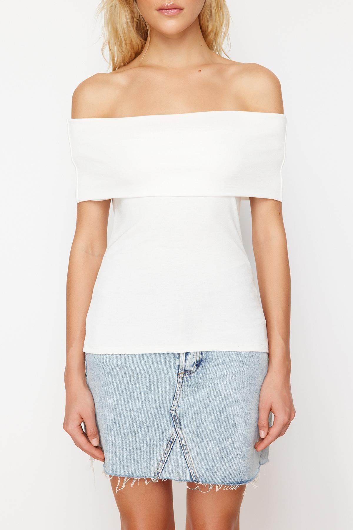 Ecru Fitted Blouse, , large image number 3