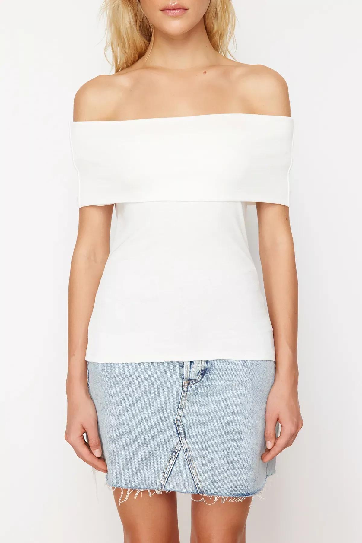 Ecru Fitted Blouse, , large image number 3