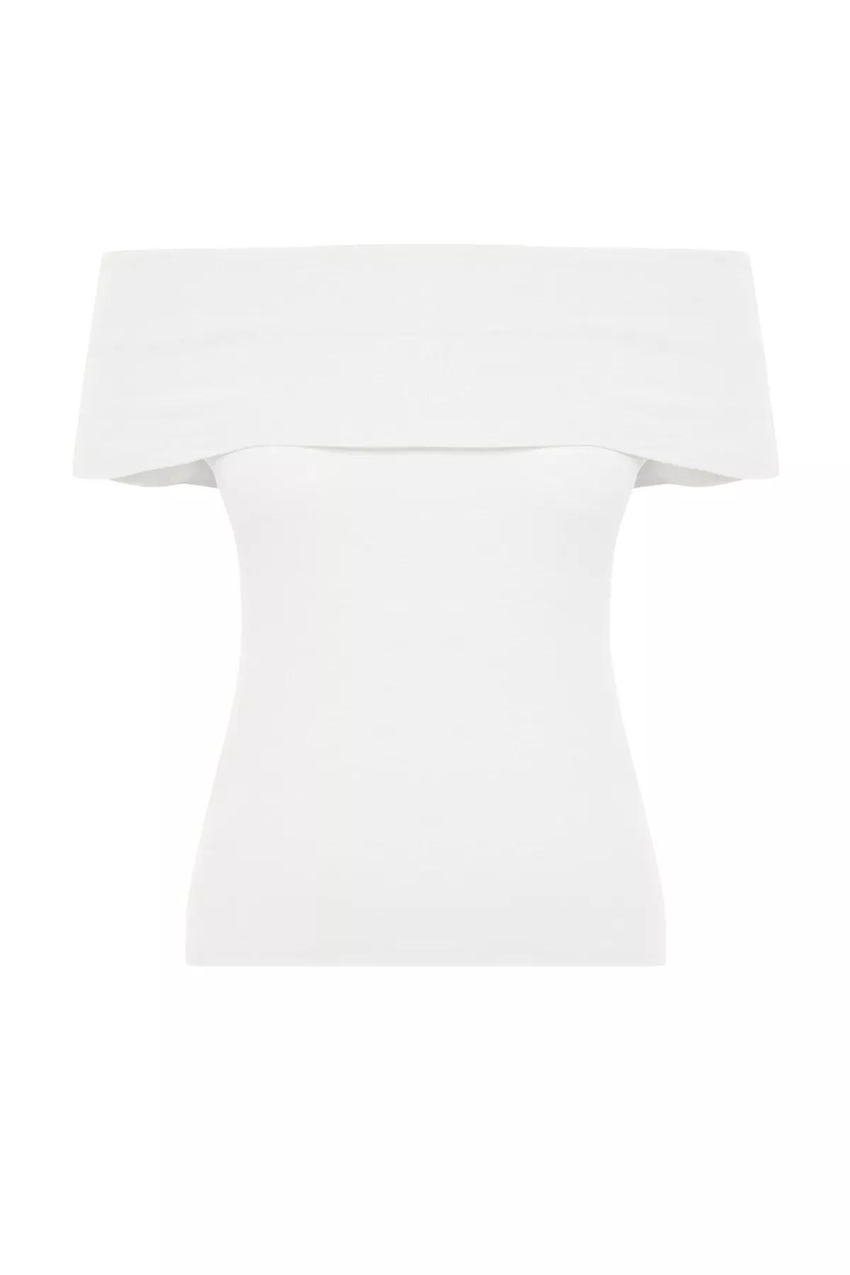 Ecru Fitted Blouse, , large image number 5