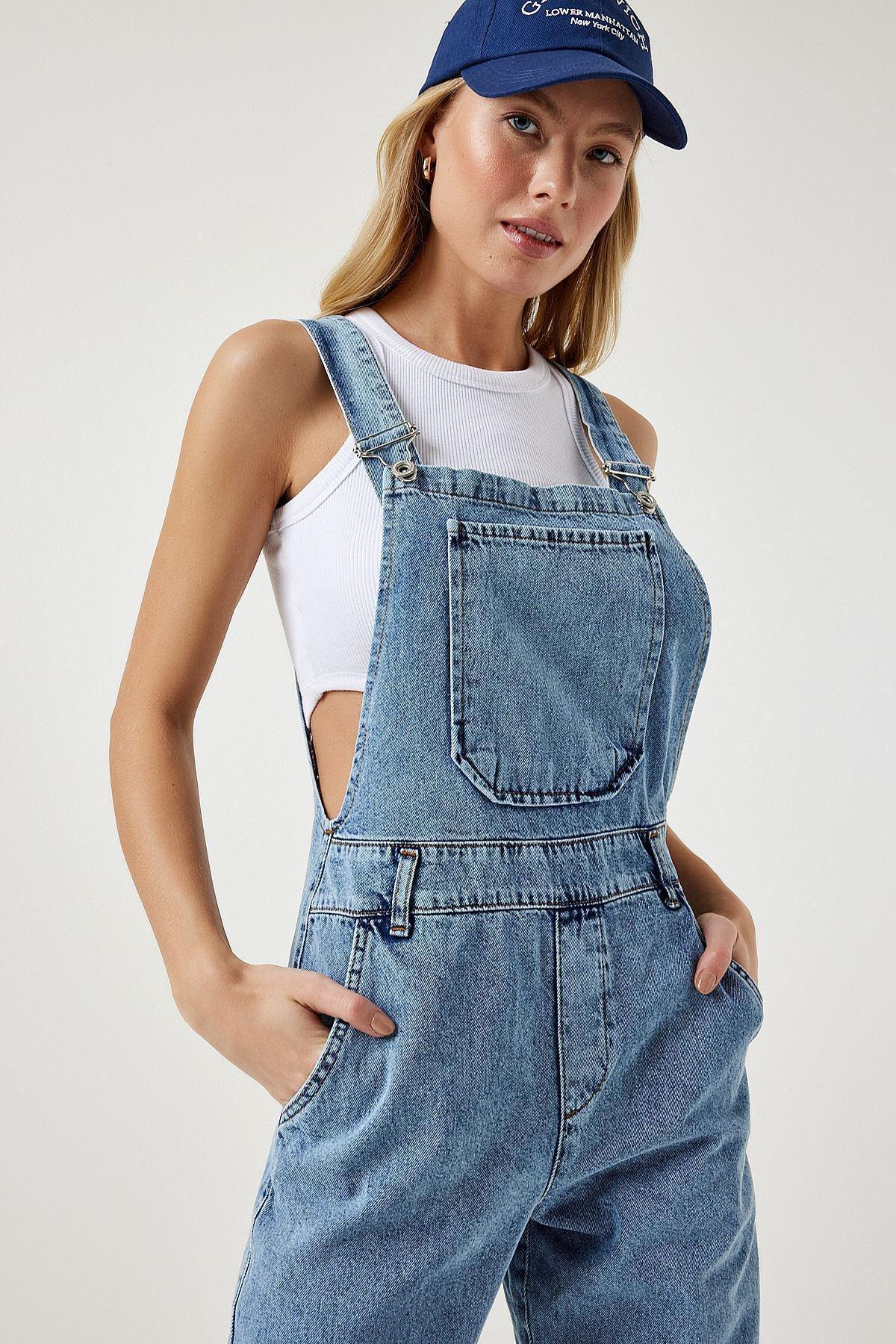 Denim Casual Jumpsuit, , large image number 0