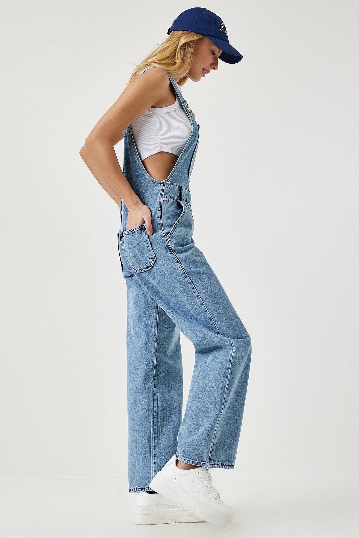 Denim Casual Jumpsuit, , large image number 1