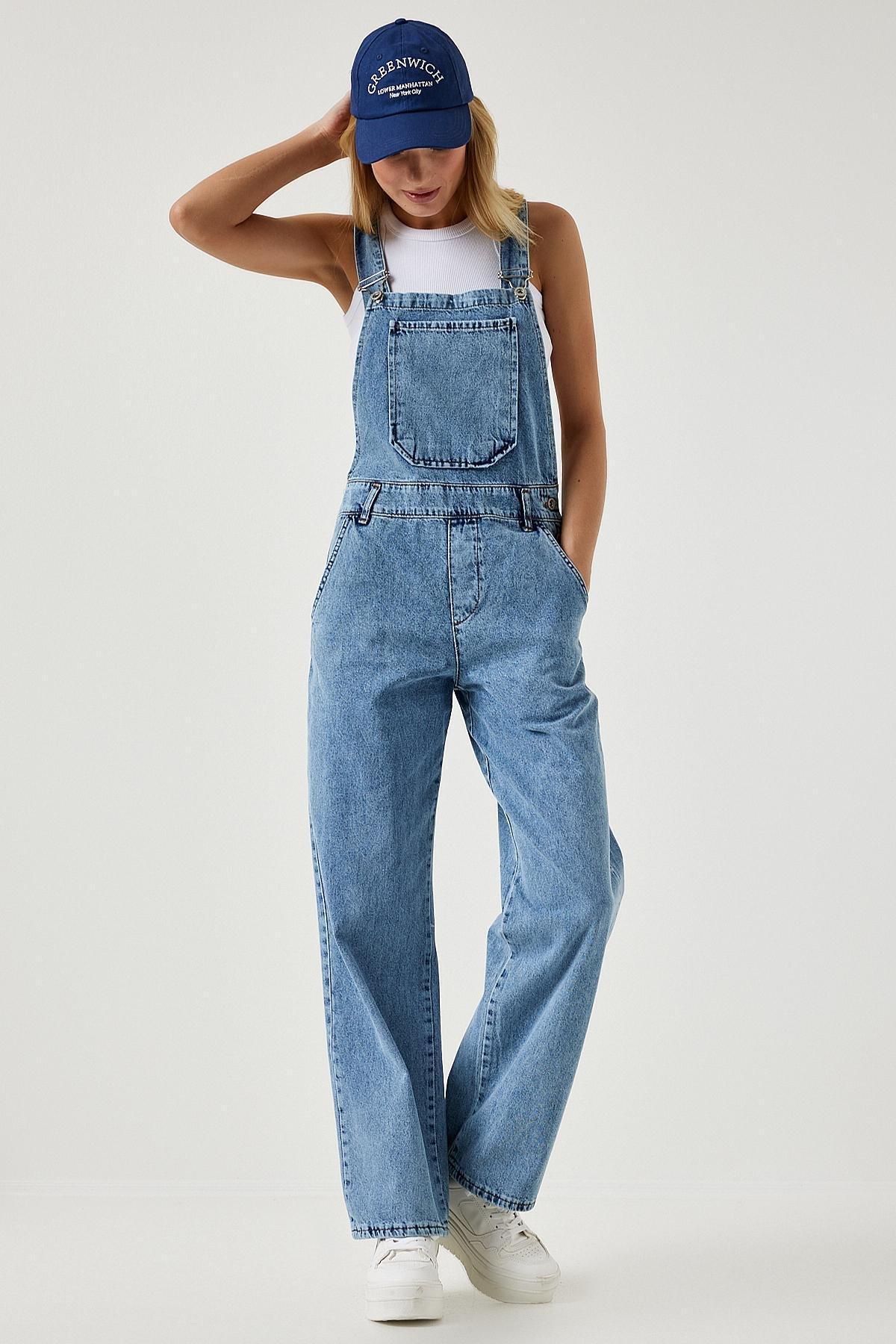 Denim Casual Jumpsuit, , large image number 2