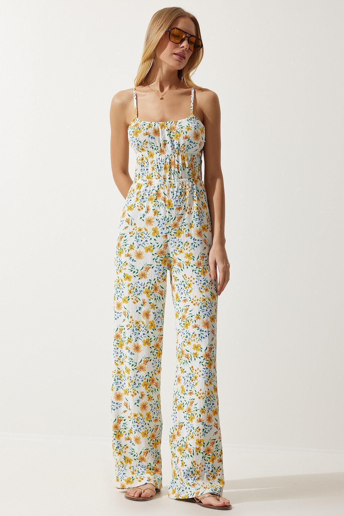 Multicolour Cut-Out Pattern Knitted Jumpsuit, , large image number 1