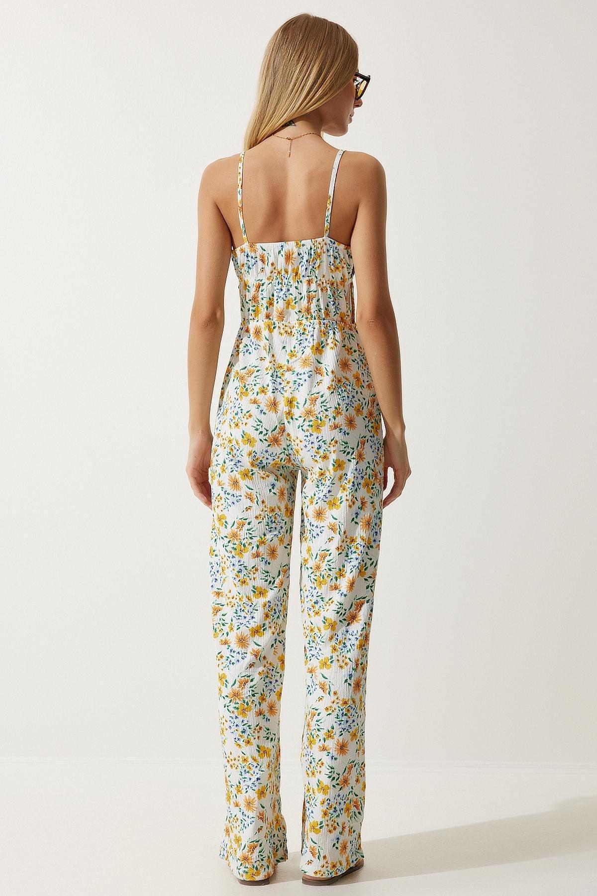 Multicolour Cut-Out Pattern Knitted Jumpsuit, , large image number 4