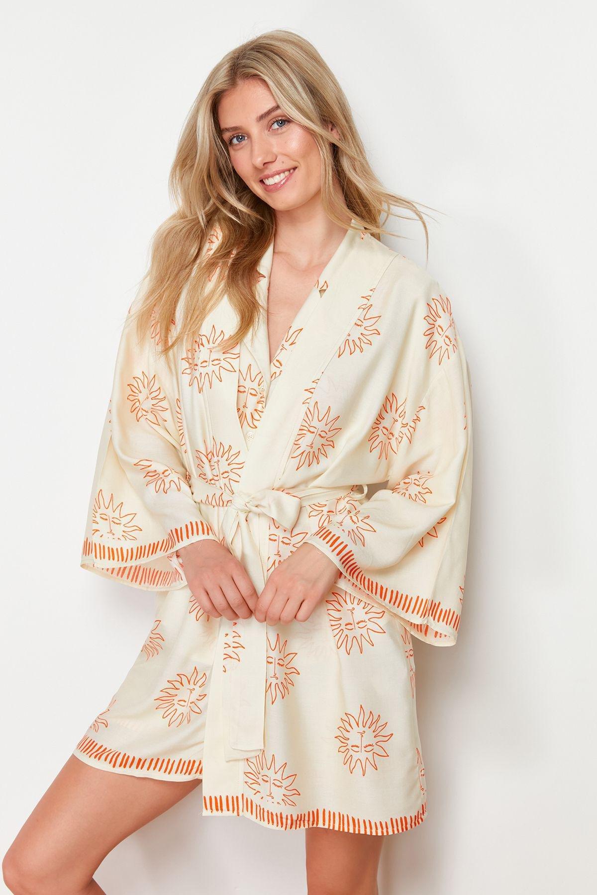 Galaxy Dressing Gown, , large image number 0