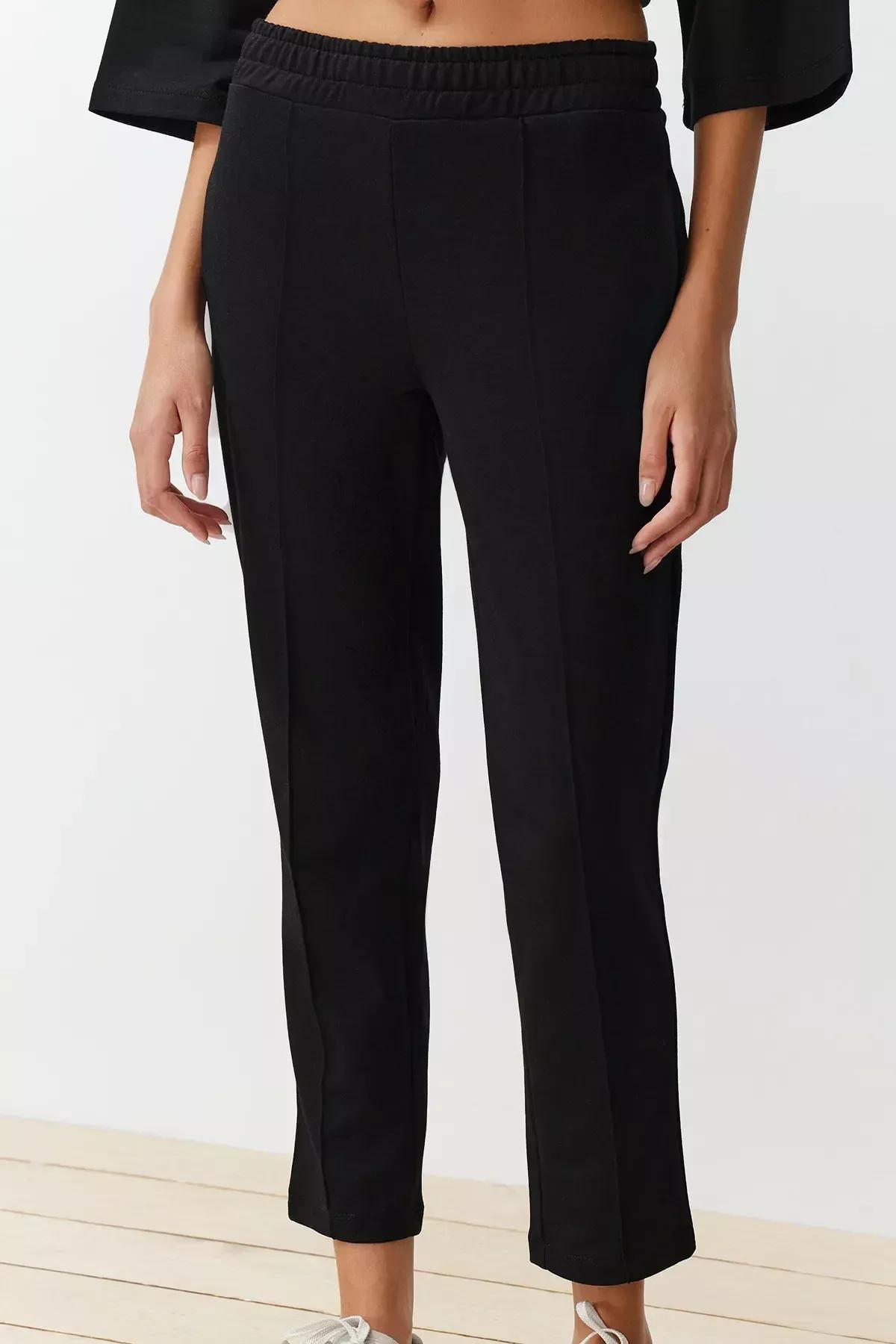 Black Detailed Knitted Co-Ord Sets, C101_5720, large image number 4