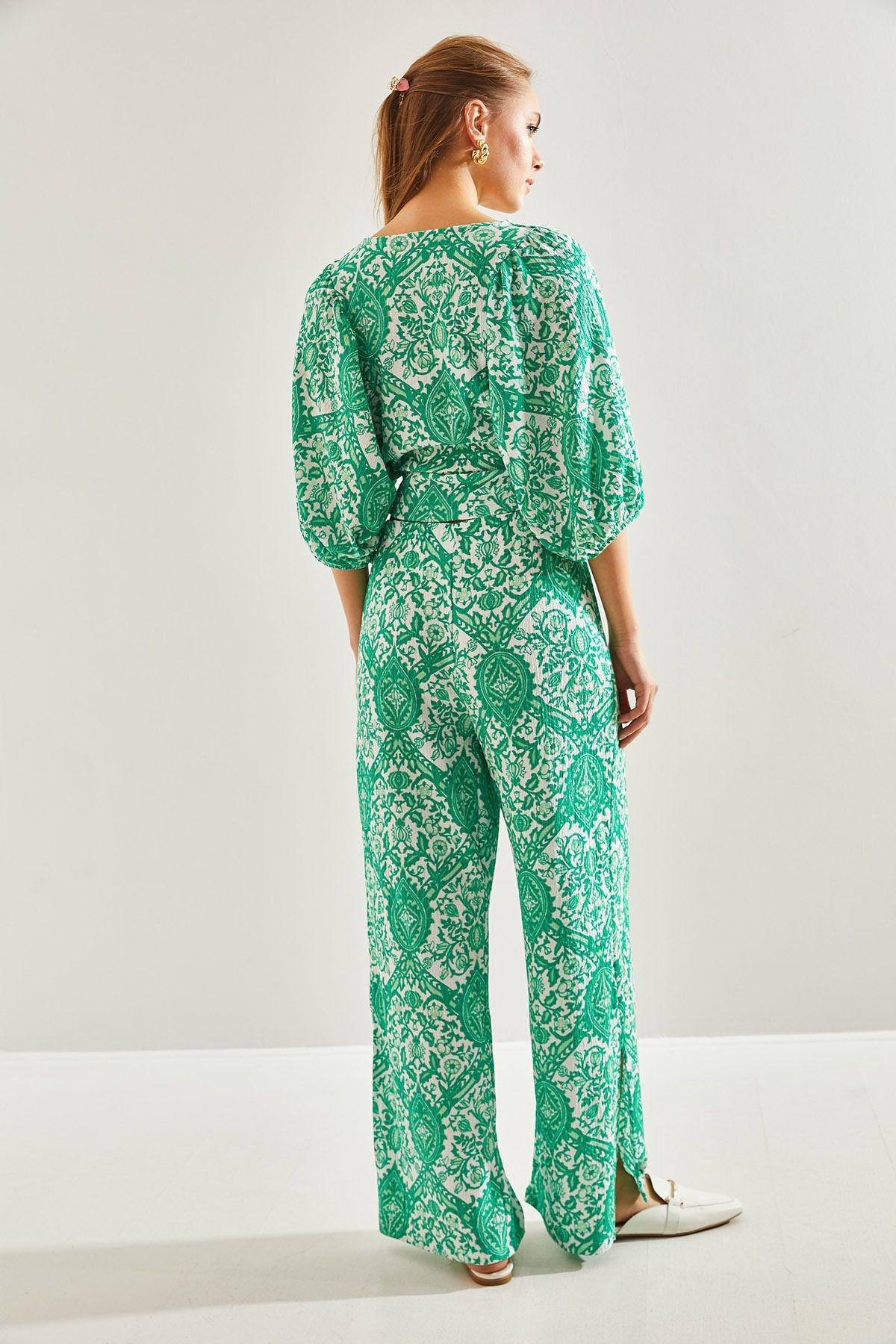 Green Pattern Co-Ord Set, , large image number 5