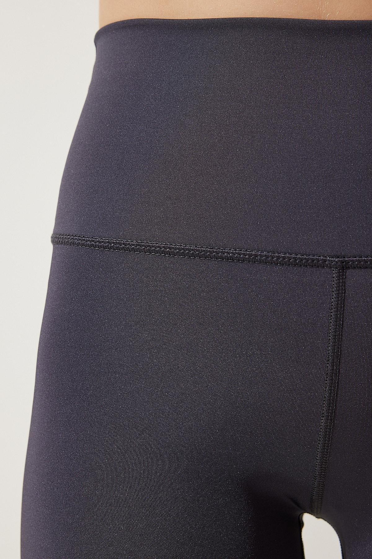Grey Compression Cycling Tights, , large image number 5