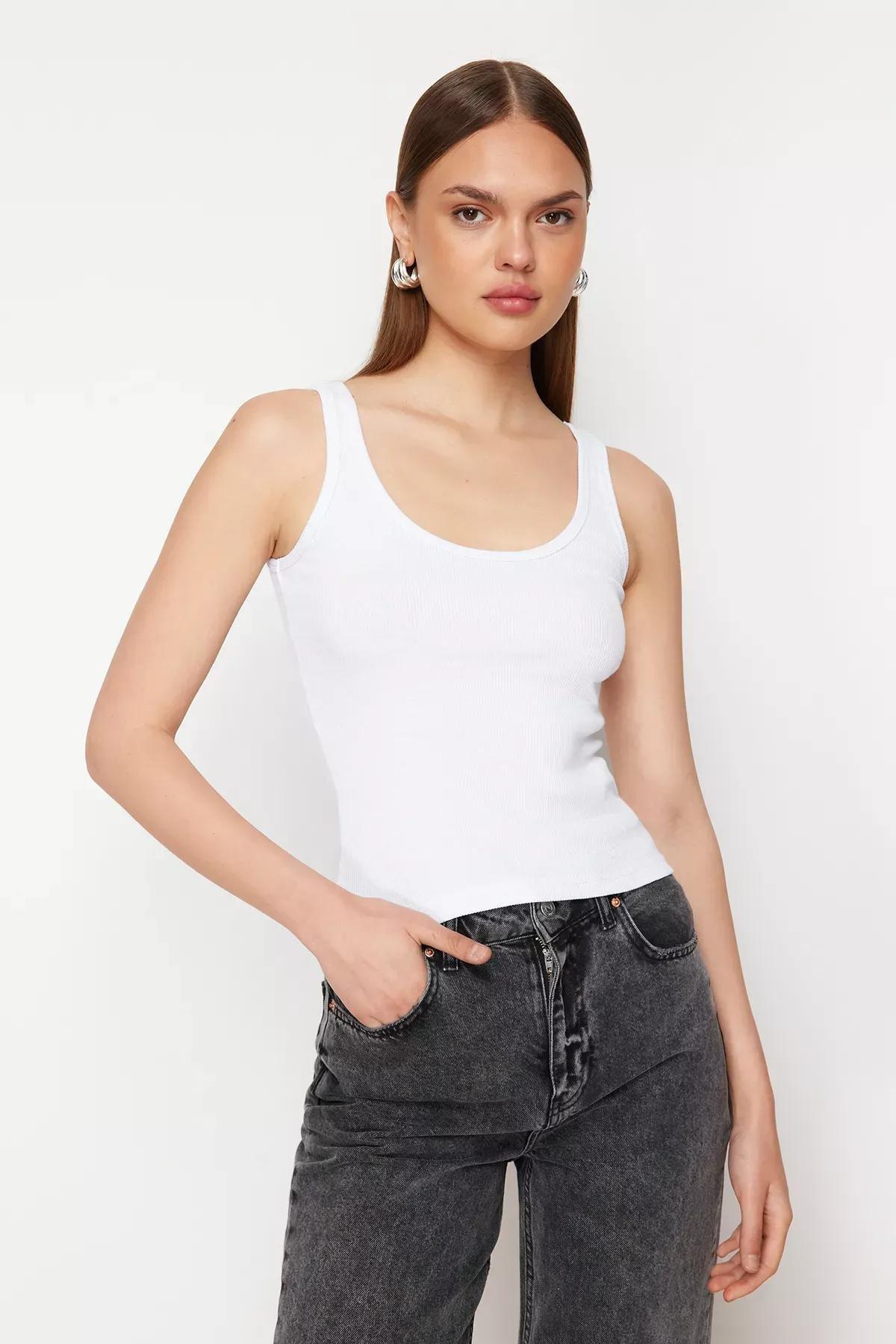 Multicolour Fitted Ribbed Undershirt, C101_1458, large image number 1