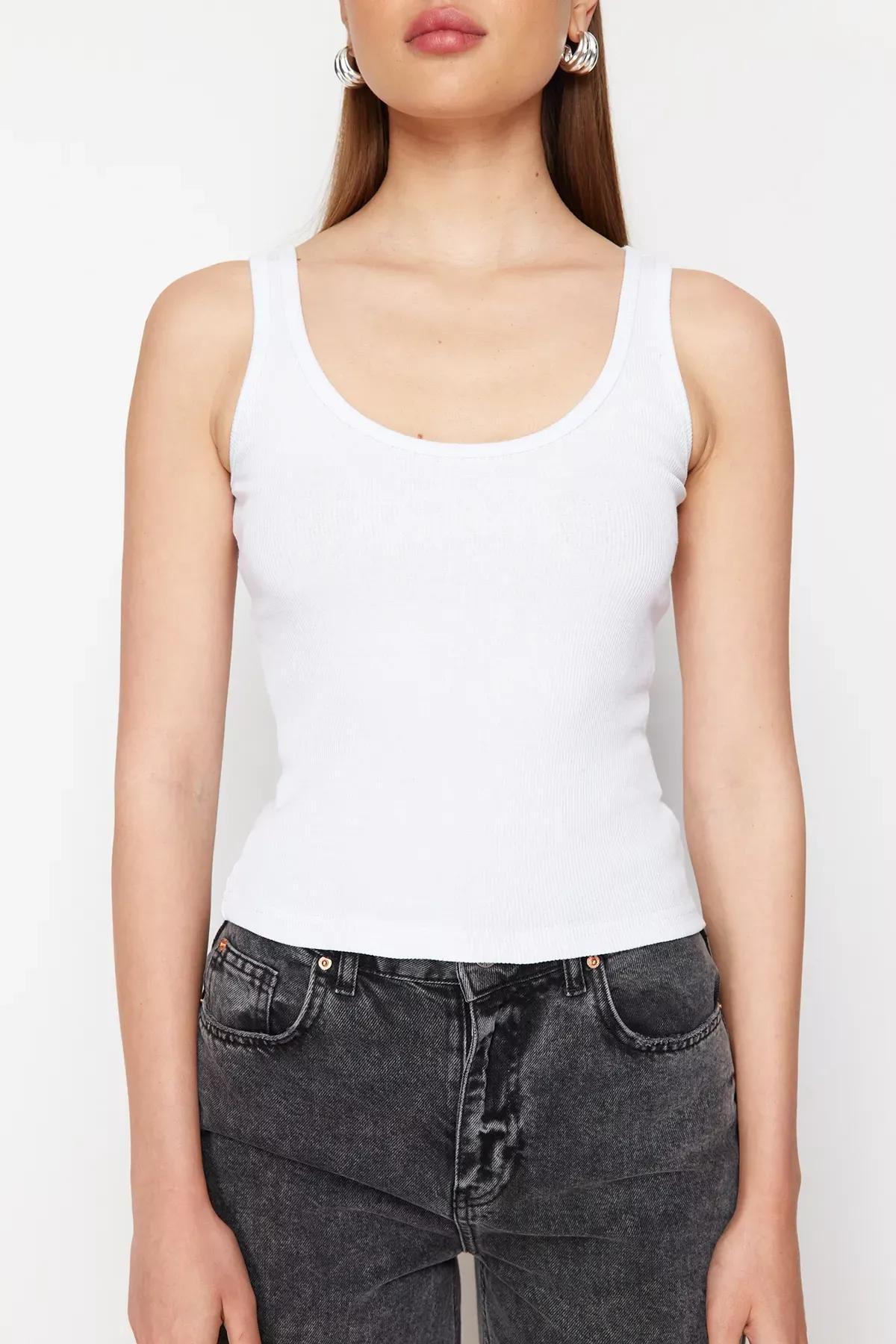 Multicolour Fitted Ribbed Undershirt, C101_1458, large image number 2