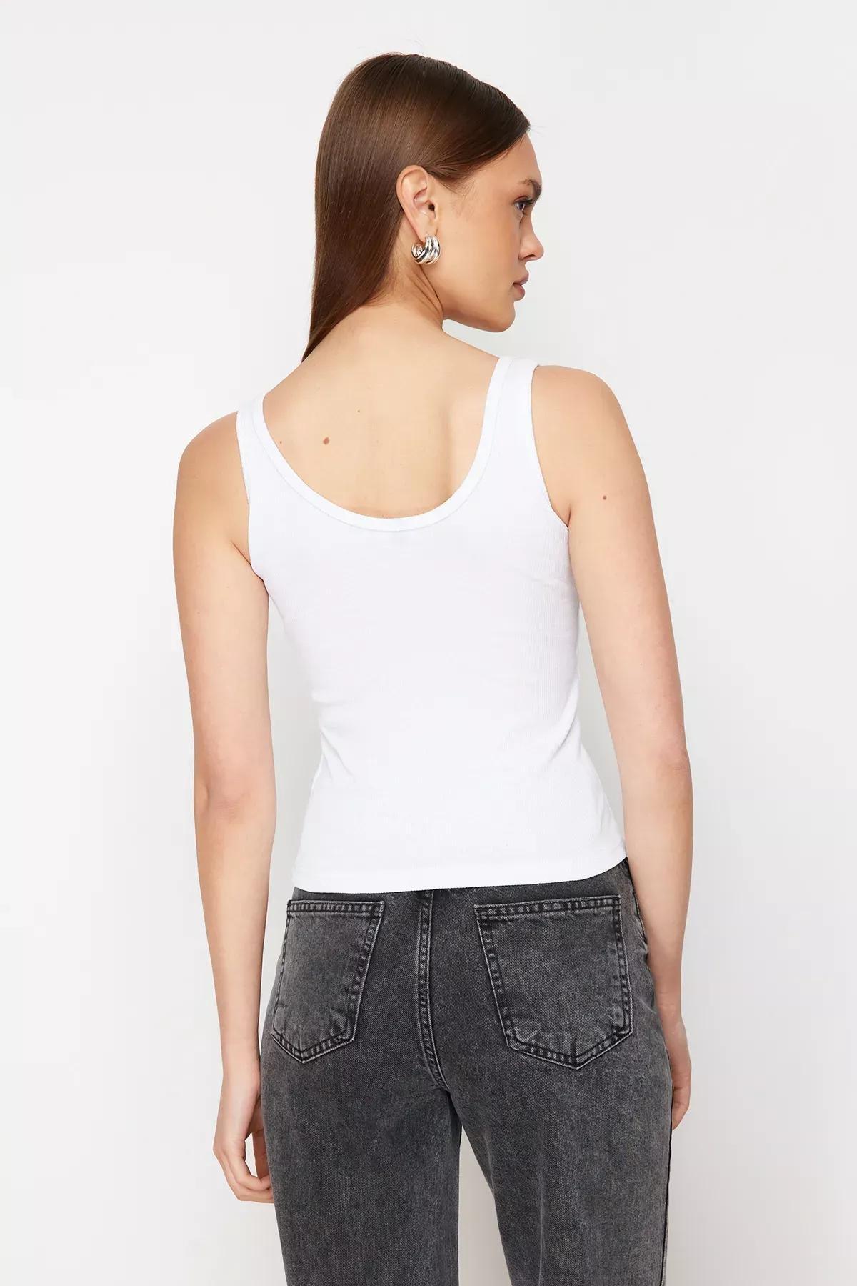 Multicolour Fitted Ribbed Undershirt, C101_1458, large image number 3