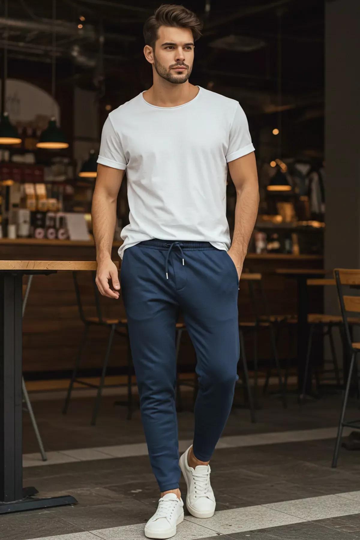 Beige Animal Embroidered Fleece Sweatshirt, Light Navy Blue, large image number 5