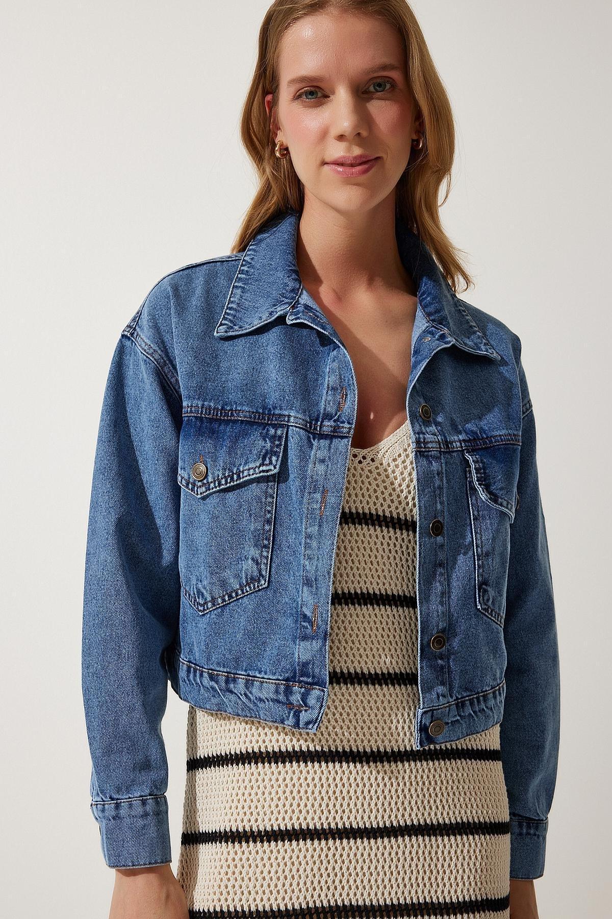 Blue Pocket Jean Jacket, C101_5645, large image number 0