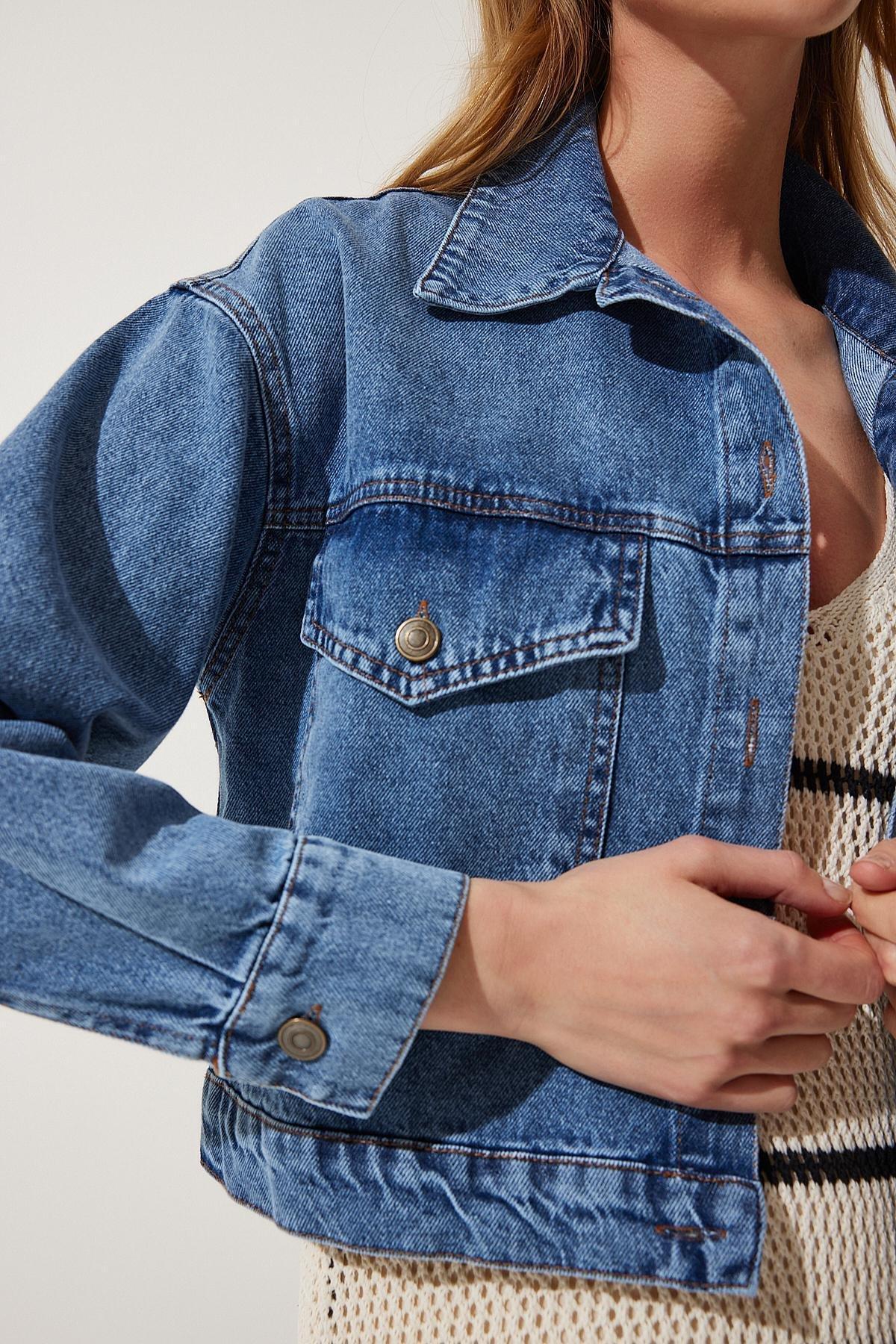 Blue Pocket Jean Jacket, C101_5645, large image number 2