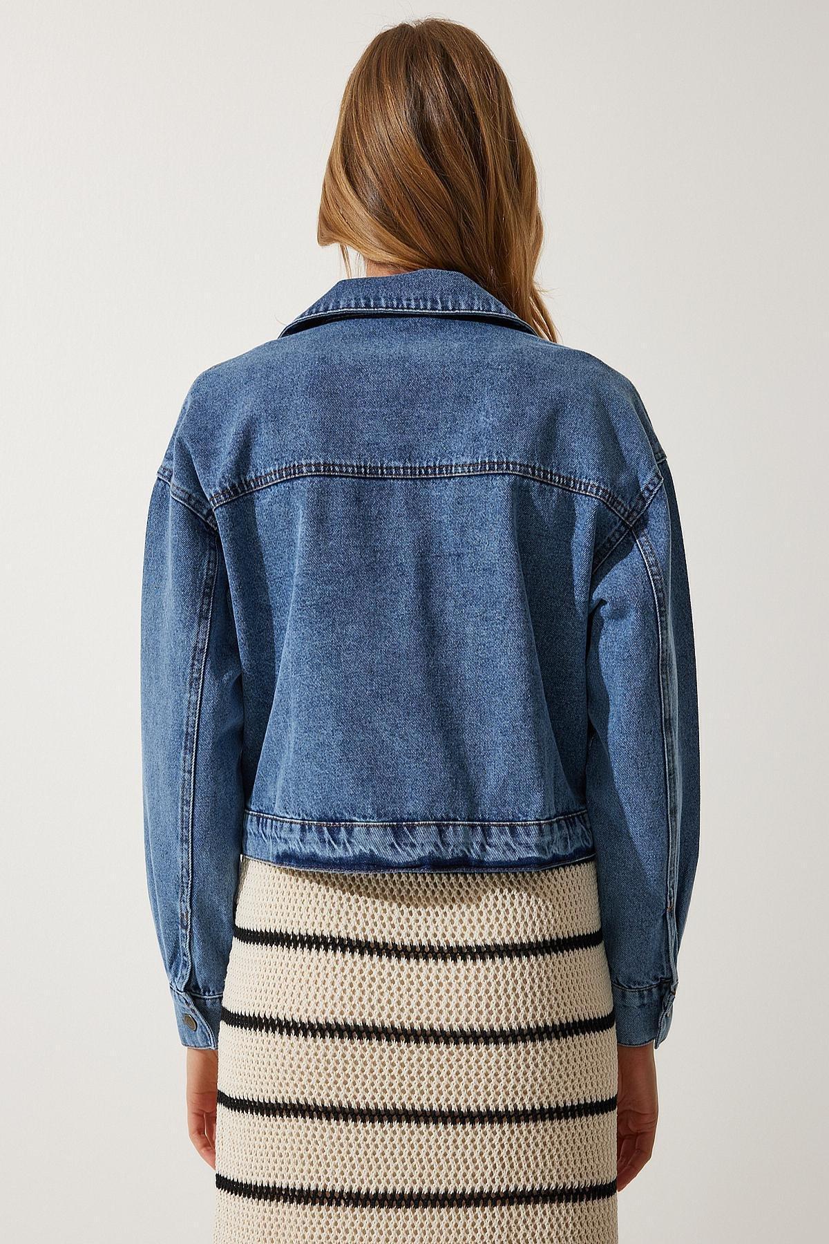 Blue Pocket Jean Jacket, C101_5645, large image number 3