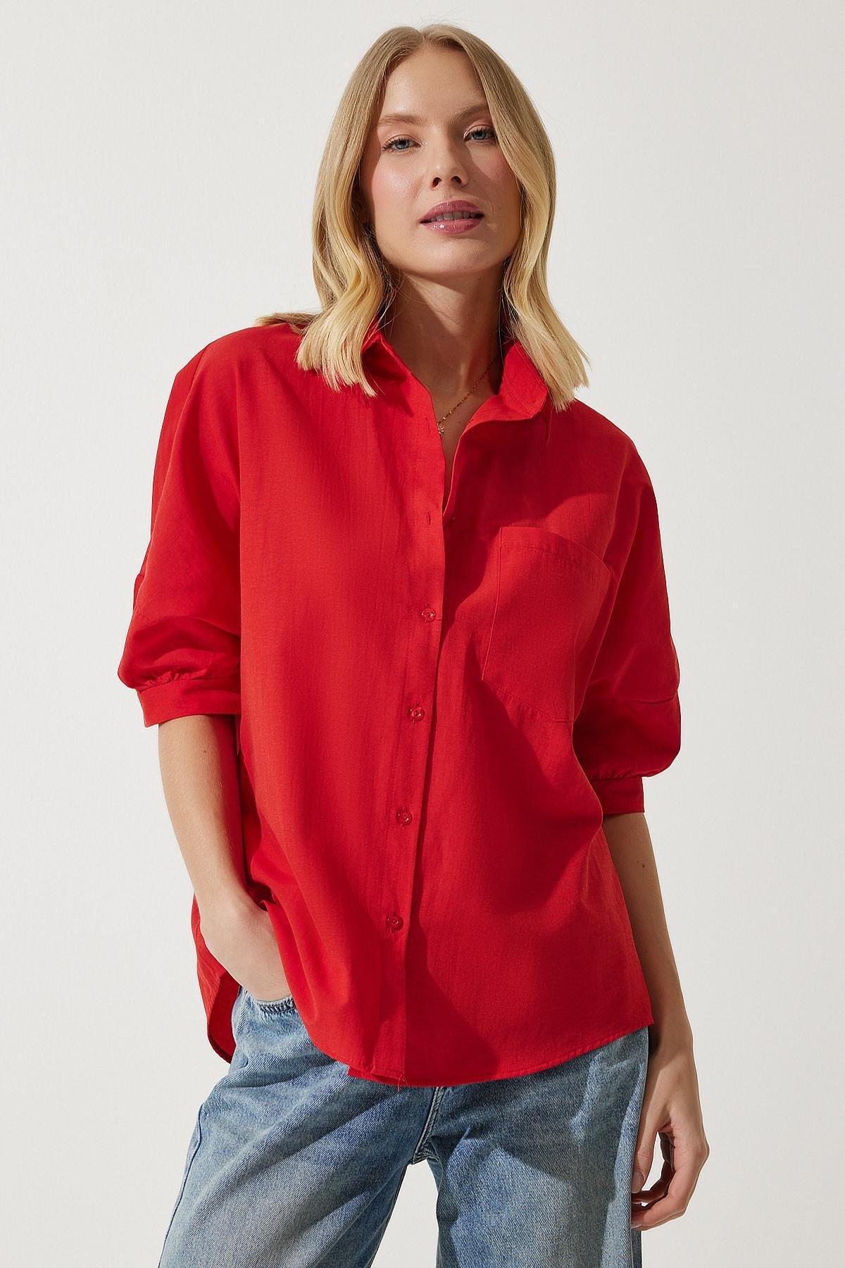 Balloon Sleeve Button Down Shirt, , large image number 0