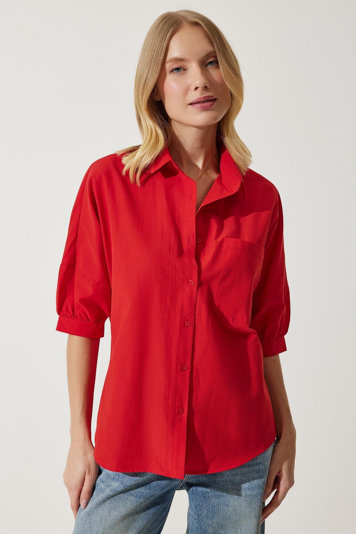 Balloon Sleeve Button Down Shirt, , large image number 2