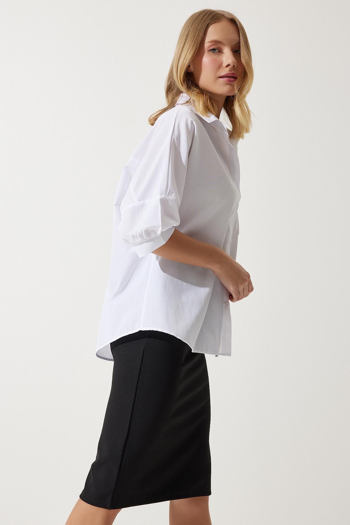 White Plain Button Down Shirt, , large image number 2
