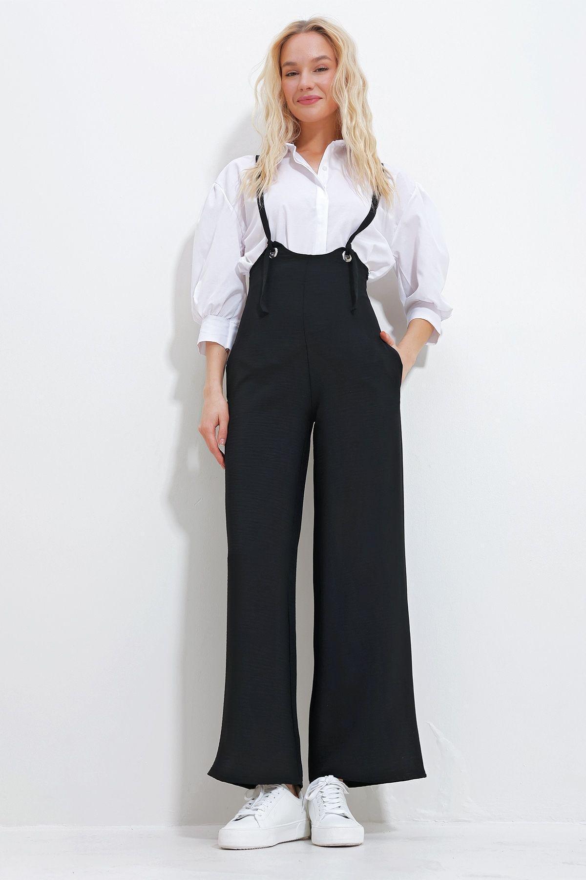 Black Plain Jumpsuit ALC-X11979, , large image number 1