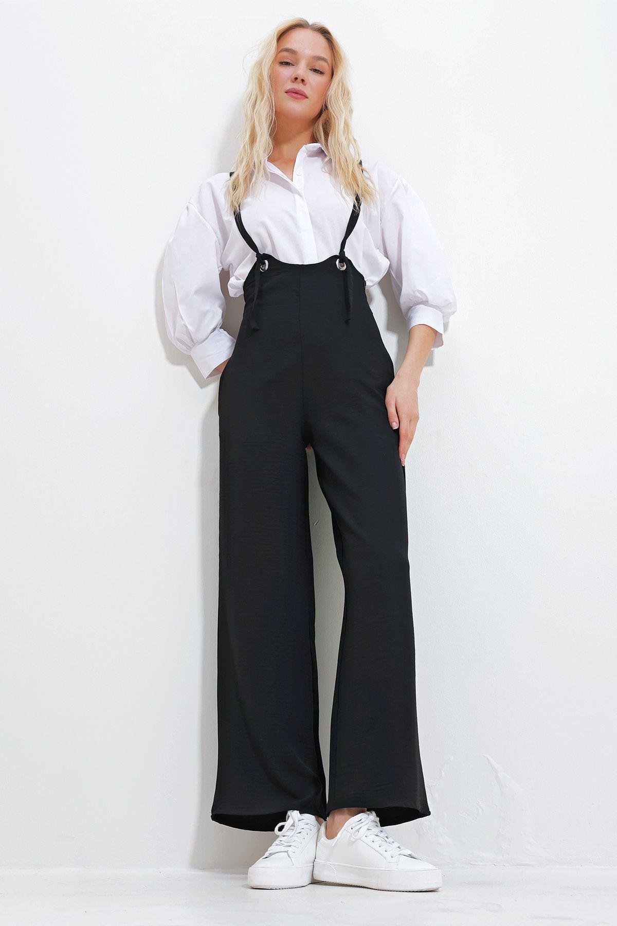 Black Plain Jumpsuit ALC-X11979, , large image number 2