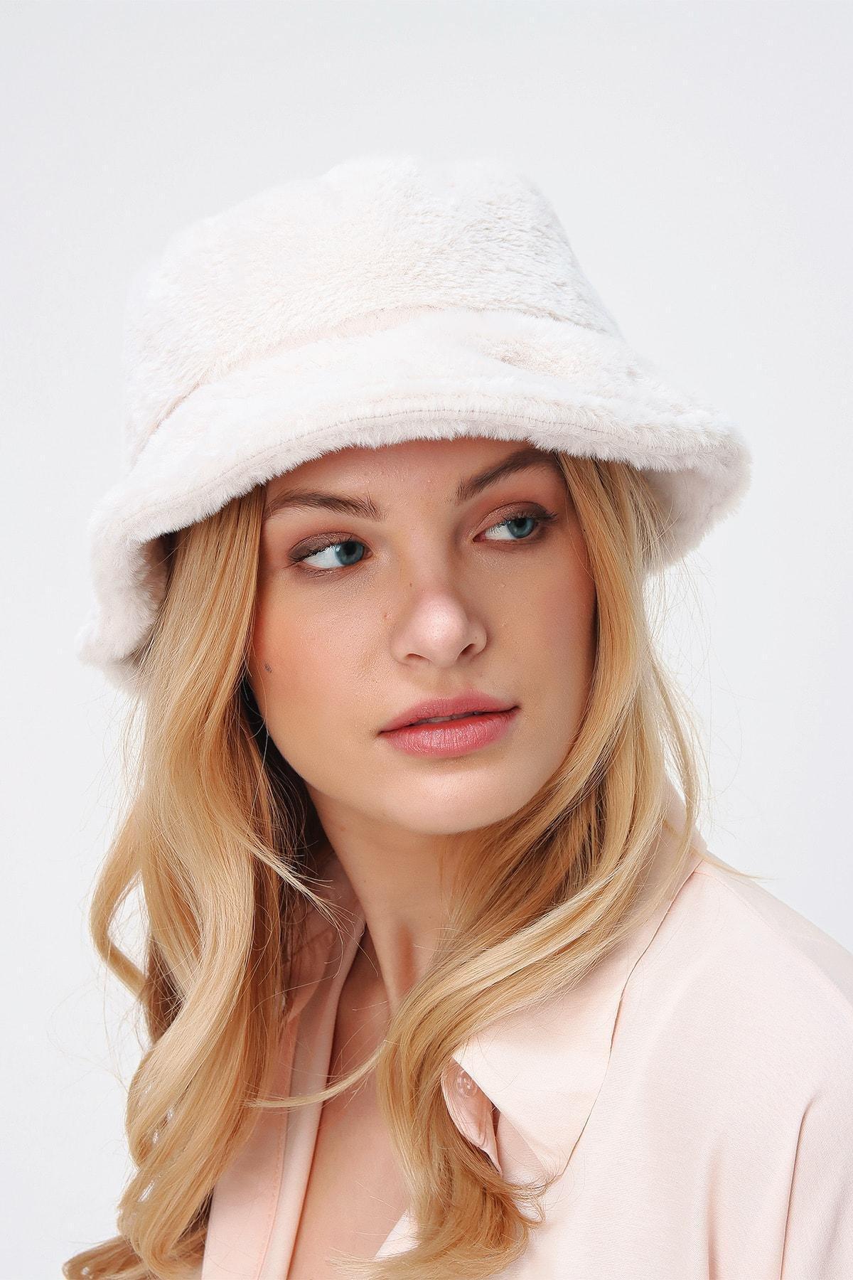 Ecru Bucket Hat, , large image number 1