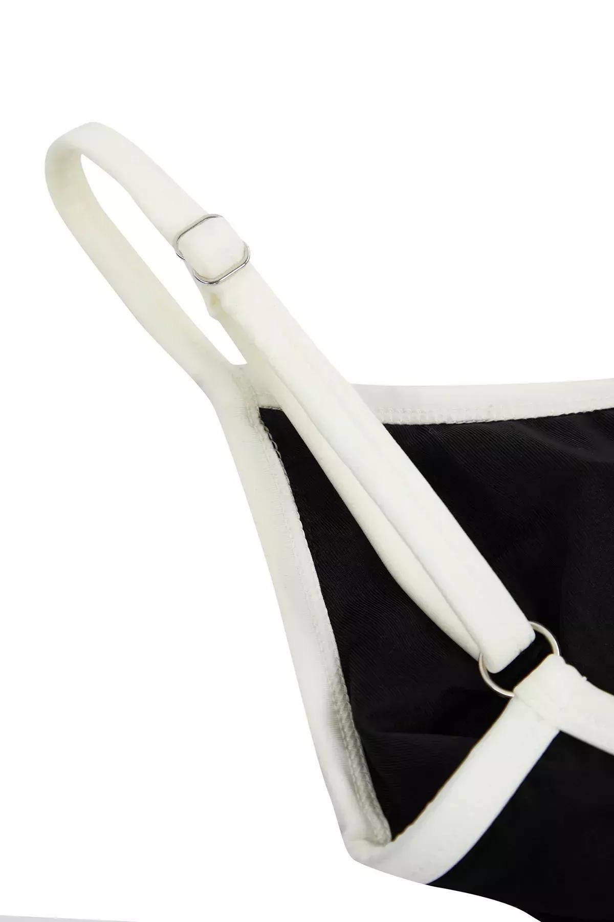 Black U-Neck Swimsuit, C101_2094, large image number 8