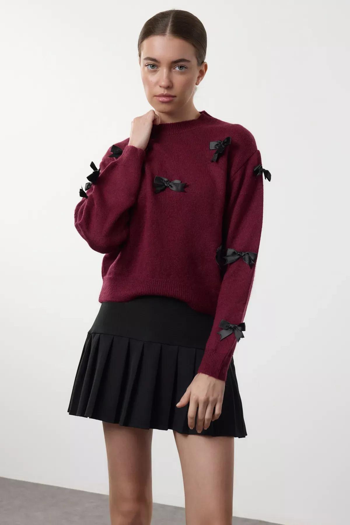 Red Ribbon Knitwear Sweater, , large image number 0