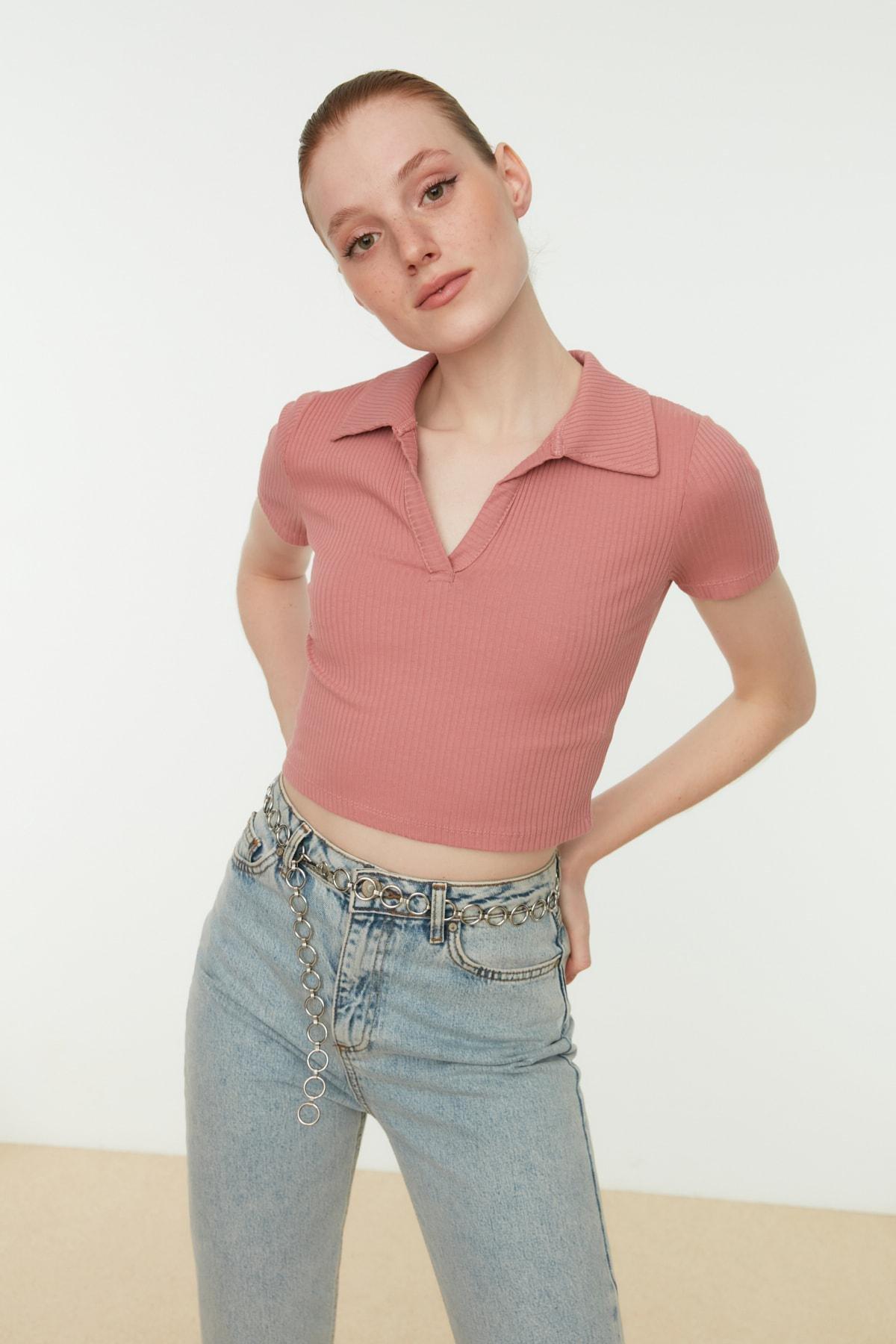 Pink Fitted Blouse, , large image number 0