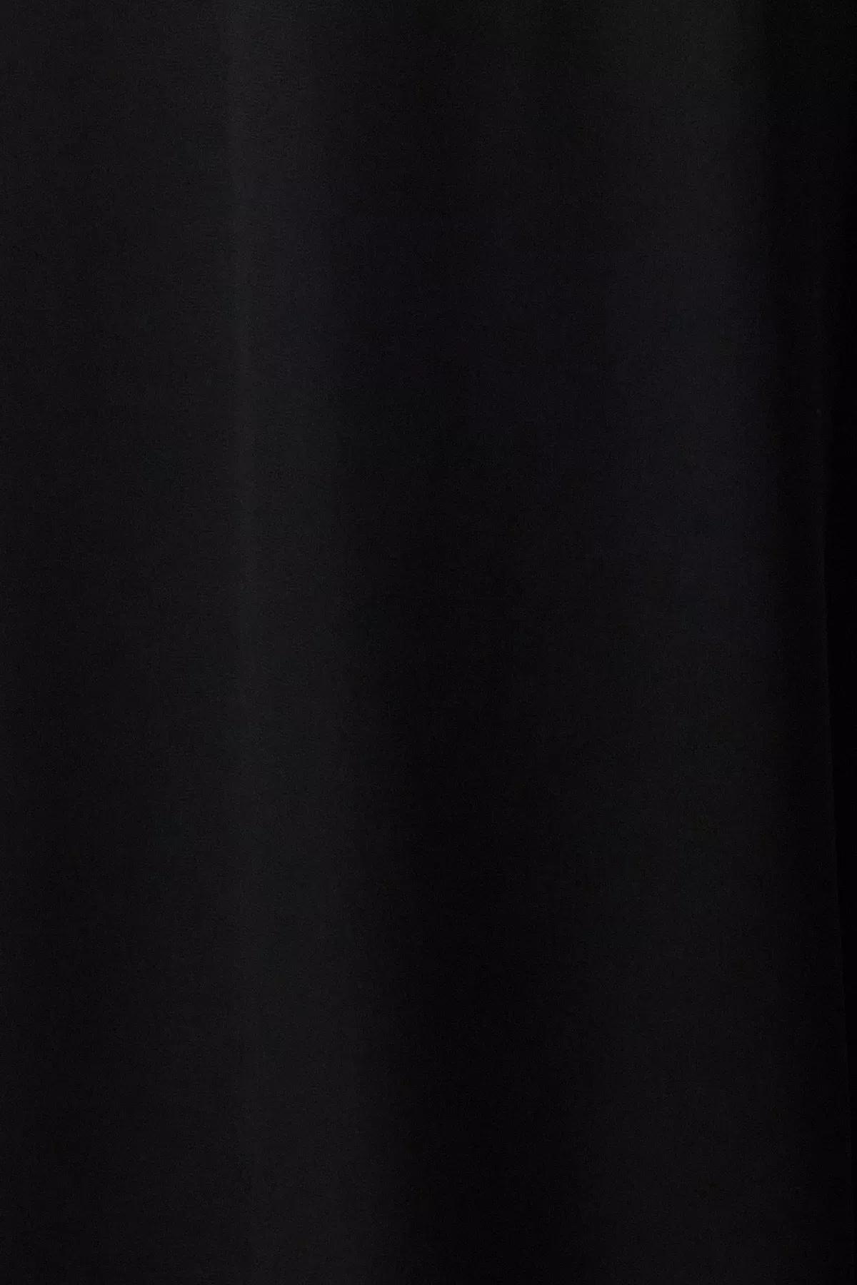 Black Ruched Bardot Maxi Dress, , large image number 3