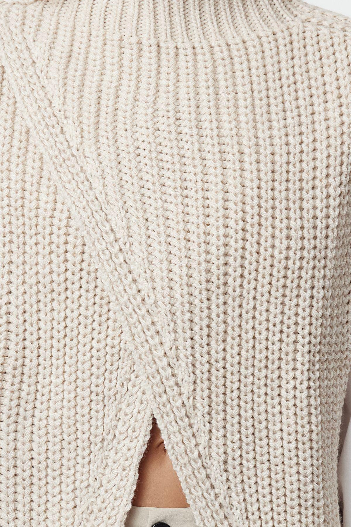 Stone Textured Asymmetric Sweater TWOAW25PA00000, , large image number 3