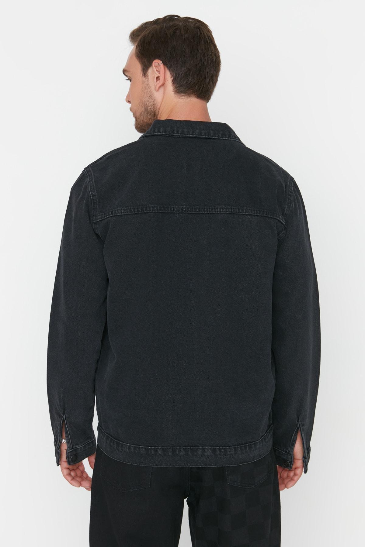 Grey Lapel Collar Jacket, , large image number 9