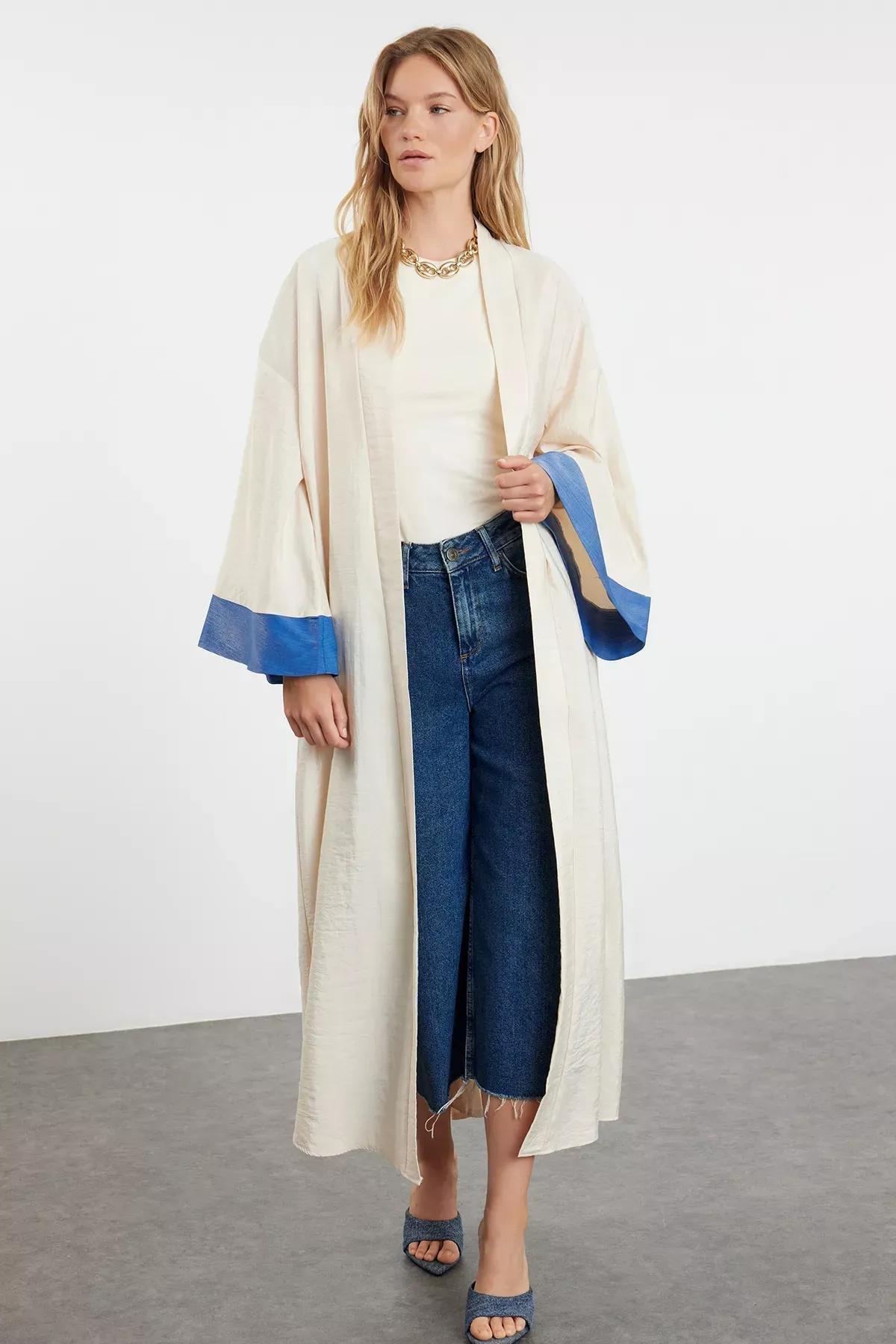 Stone  Blocked Abaya, , medium