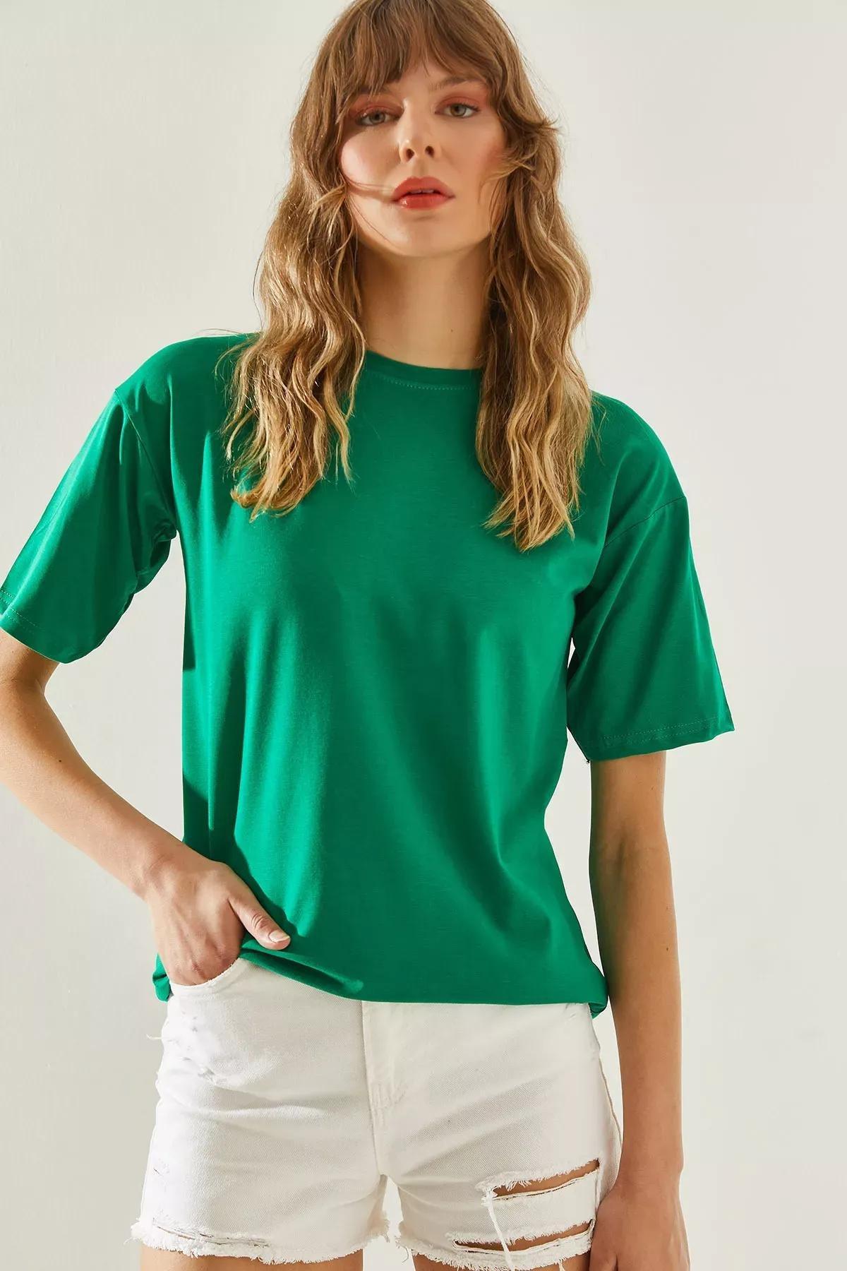 Womens Crew Neck Short Sleeve Basic T-Shirt 60251202, Single item, , large image number 0