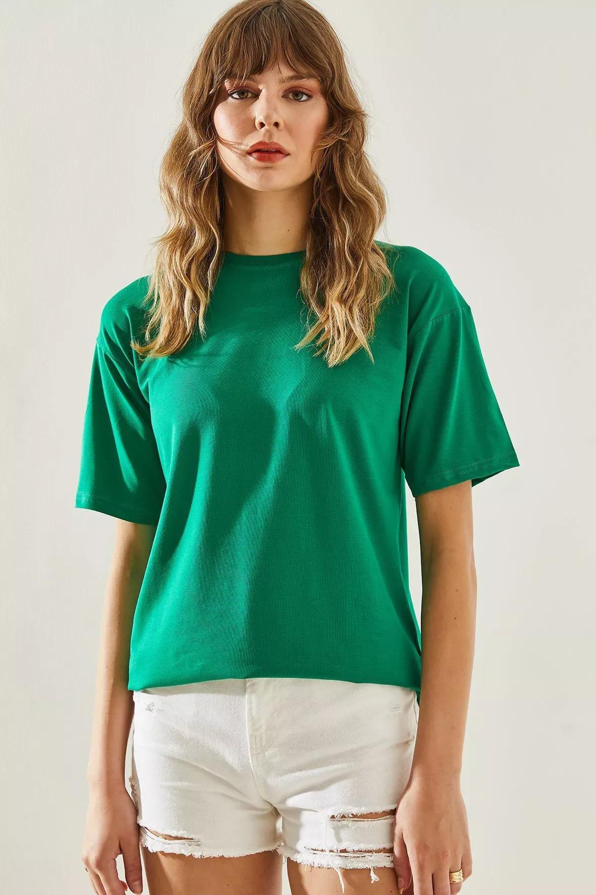 Womens Crew Neck Short Sleeve Basic T-Shirt 60251202, Single item, , large image number 2