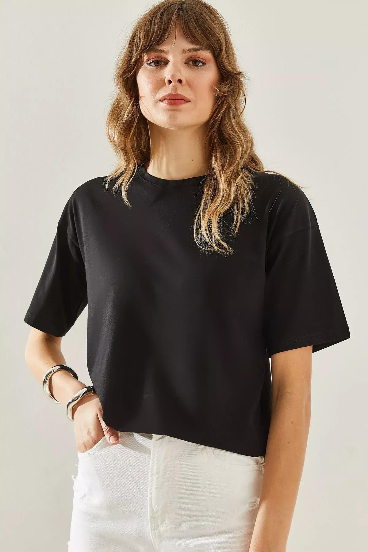 Womens Crew Neck Short Sleeve Basic T-Shirt 60251202, Single item, , large image number 2