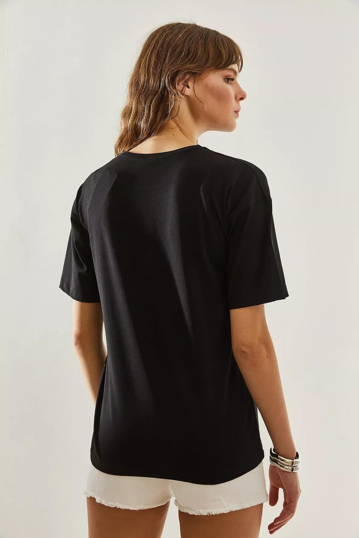 Womens Crew Neck Short Sleeve Basic T-Shirt 60251202, Single item, , large image number 4