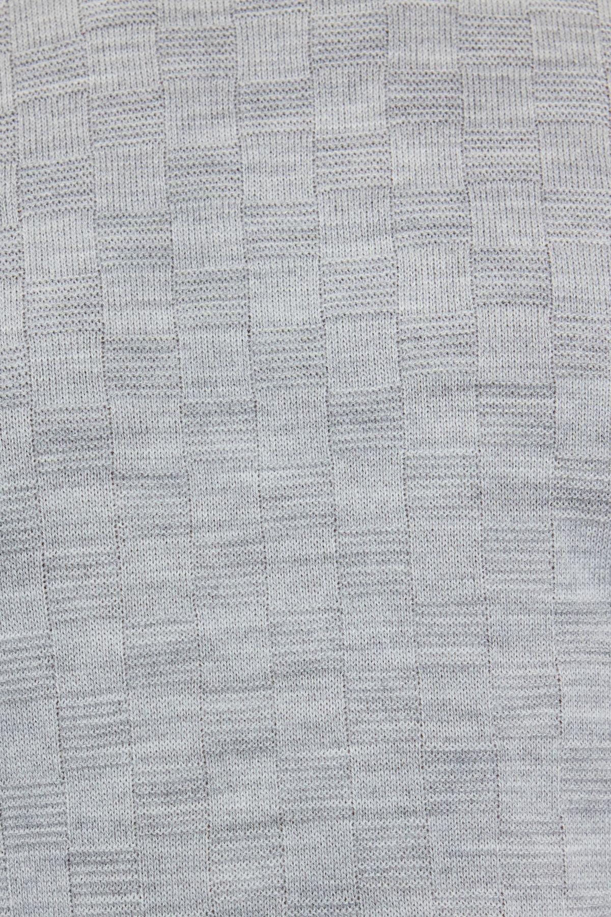 Textured Knitwear Turtleneck Sweater, , large image number 3