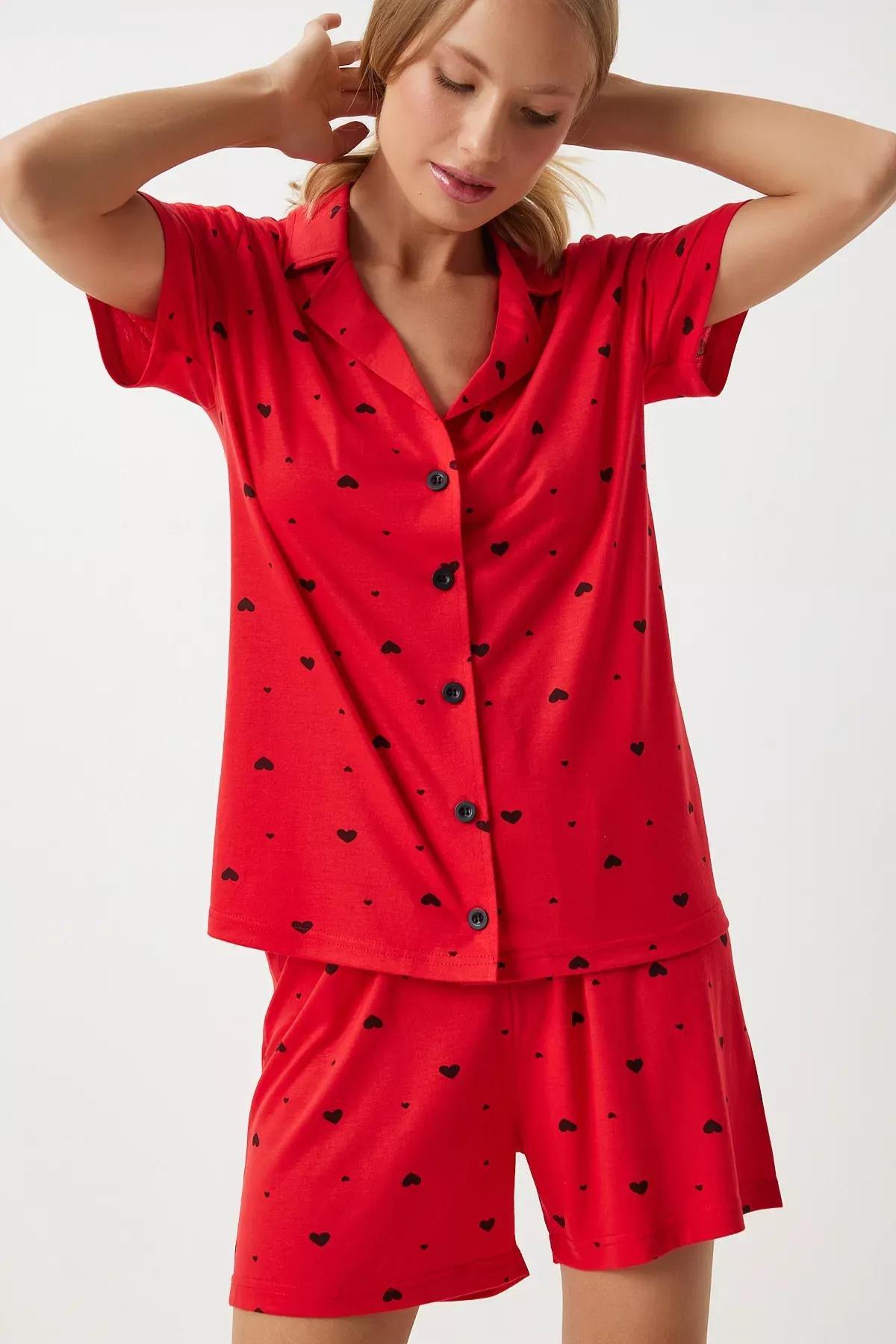 Red Heart Pajama Set, , large image number 2