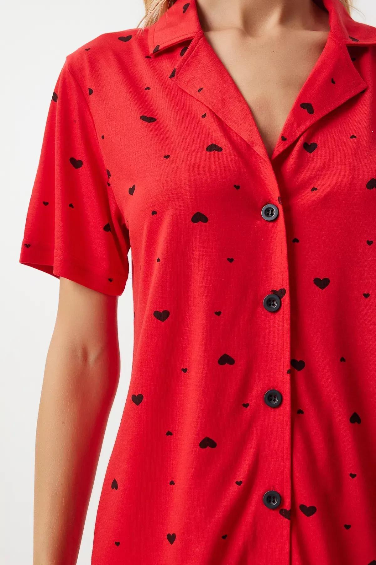 Red Heart Pajama Set, , large image number 3