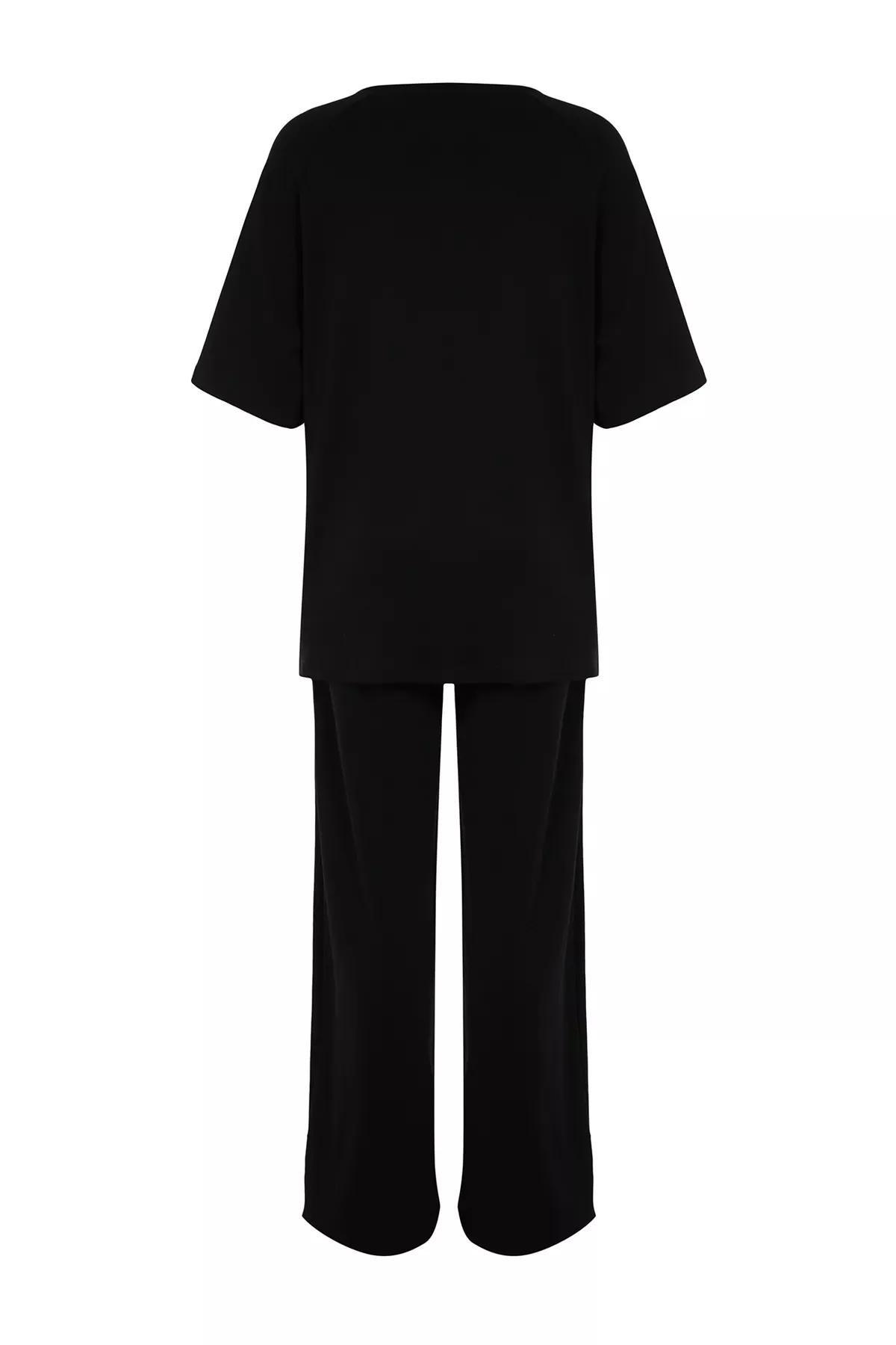 Black Top-Bottom Set TWOAW25AU00080, , large image number 5