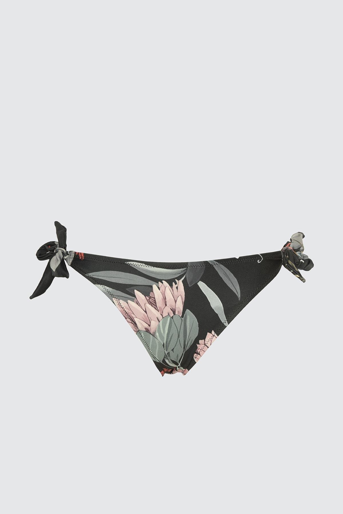 Multicolour Plain Mid Waist Bikini Bottom, , large image number 5