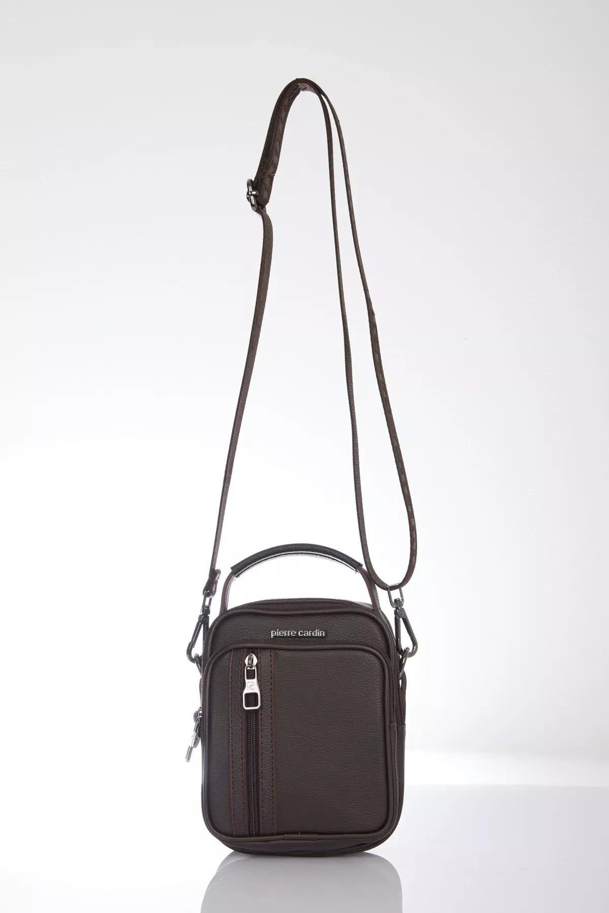 Brown Men's Portfolio Bag, COFFEE, large image number 0