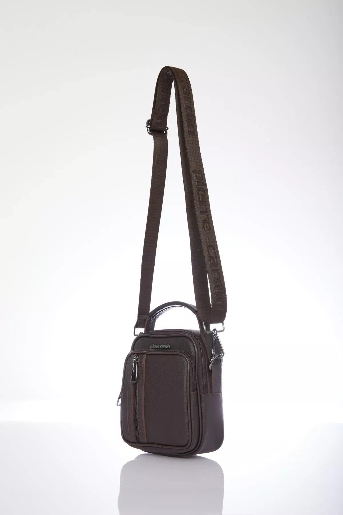 Brown Men's Portfolio Bag, COFFEE, large image number 1