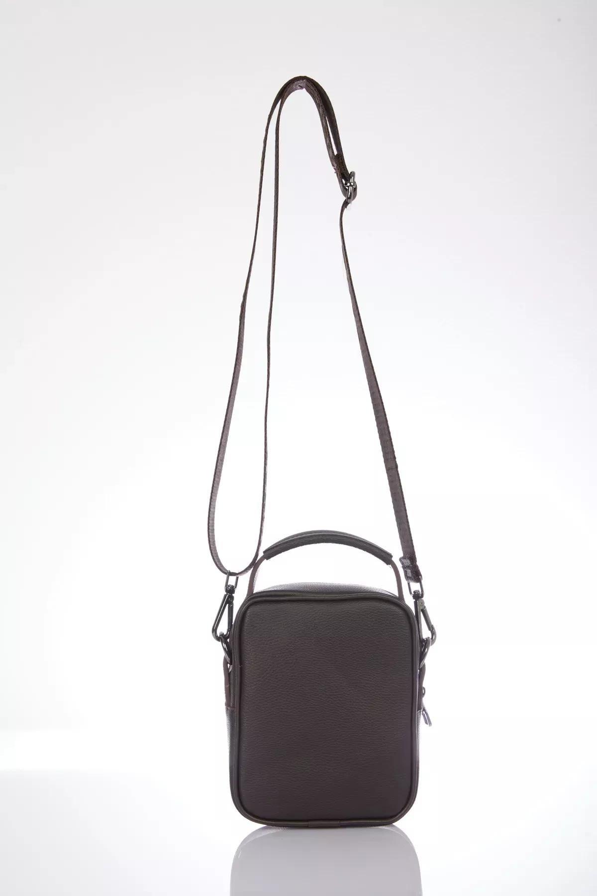 Brown Men's Portfolio Bag, COFFEE, large image number 2