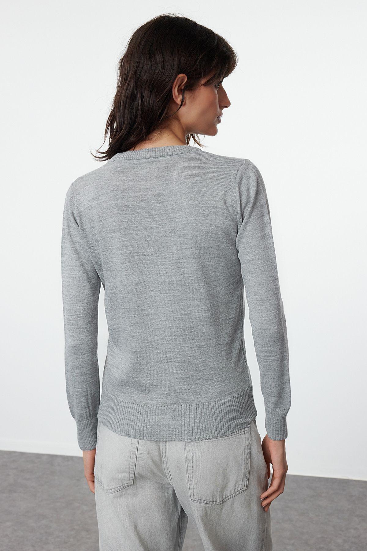 Black-Grey-Ecru Pack of 3 Jumpers Sweater, C101_6848, large image number 2