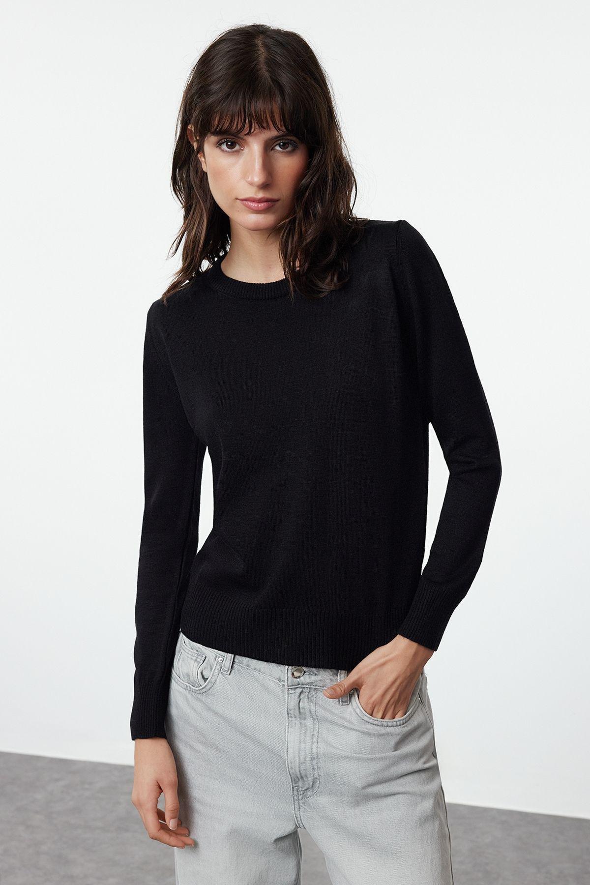 Black-Grey-Ecru Pack of 3 Jumpers Sweater, C101_6848, large image number 3