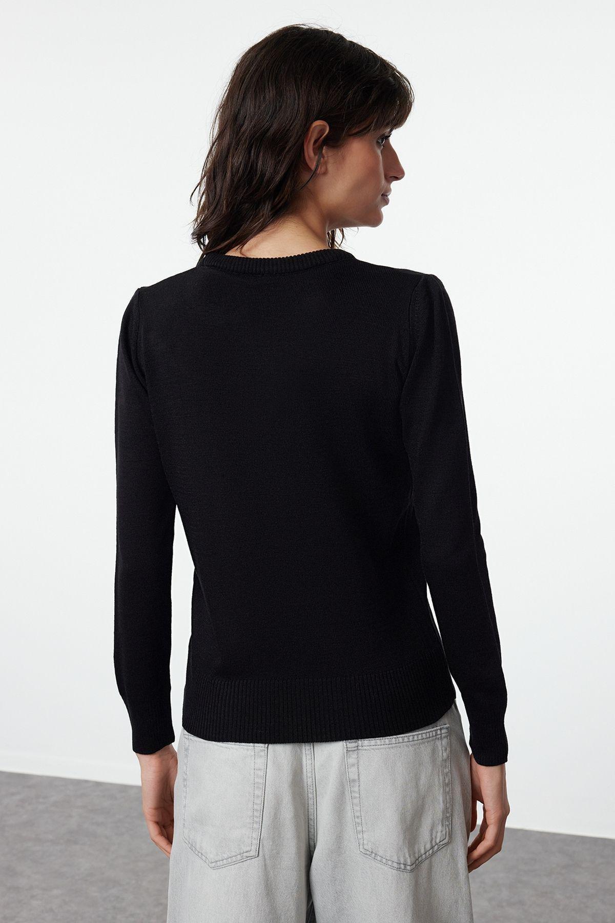 Black-Grey-Ecru Pack of 3 Jumpers Sweater, C101_6848, large image number 4
