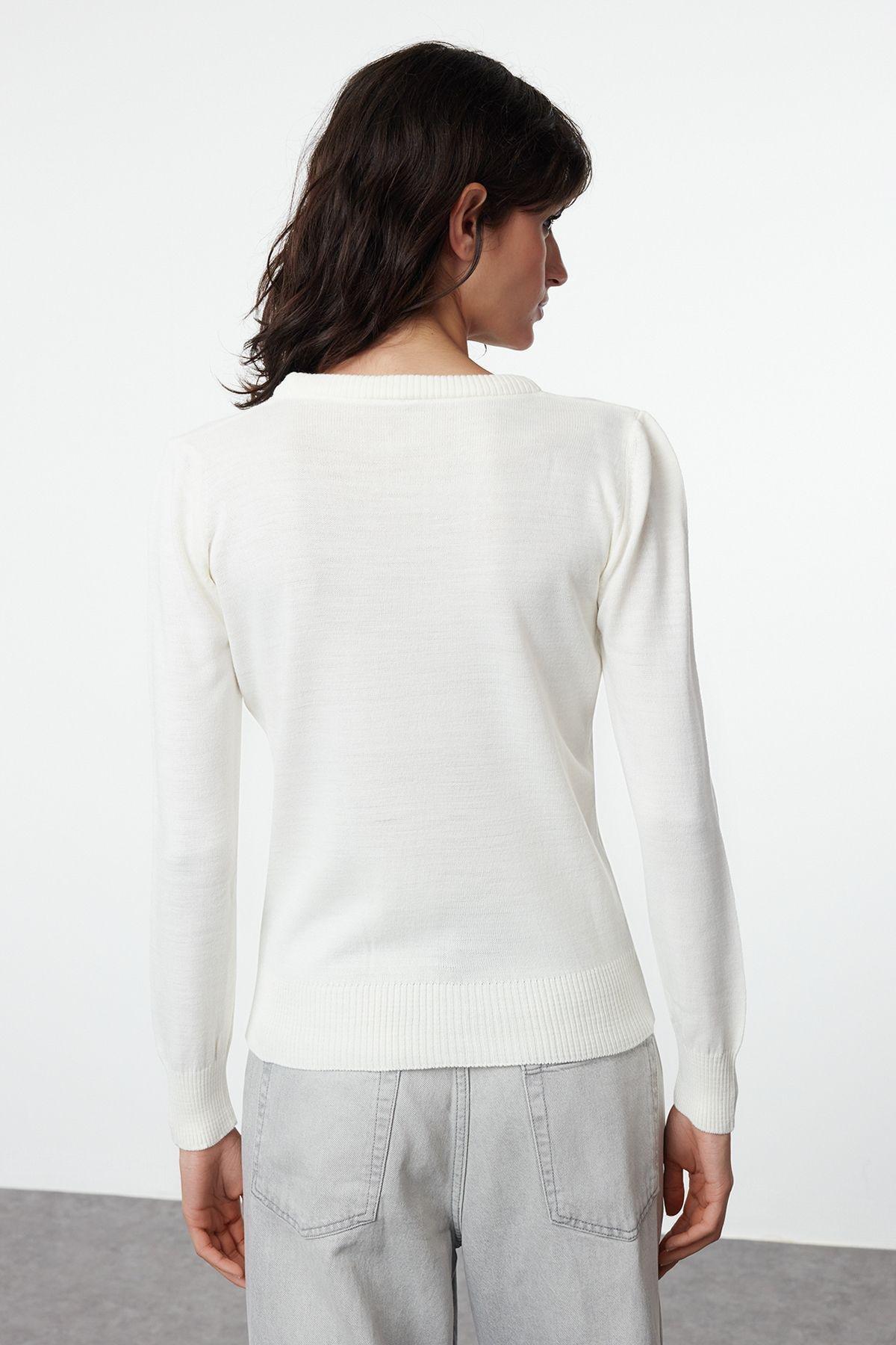 Black-Grey-Ecru Pack of 3 Jumpers Sweater, C101_6848, large image number 5