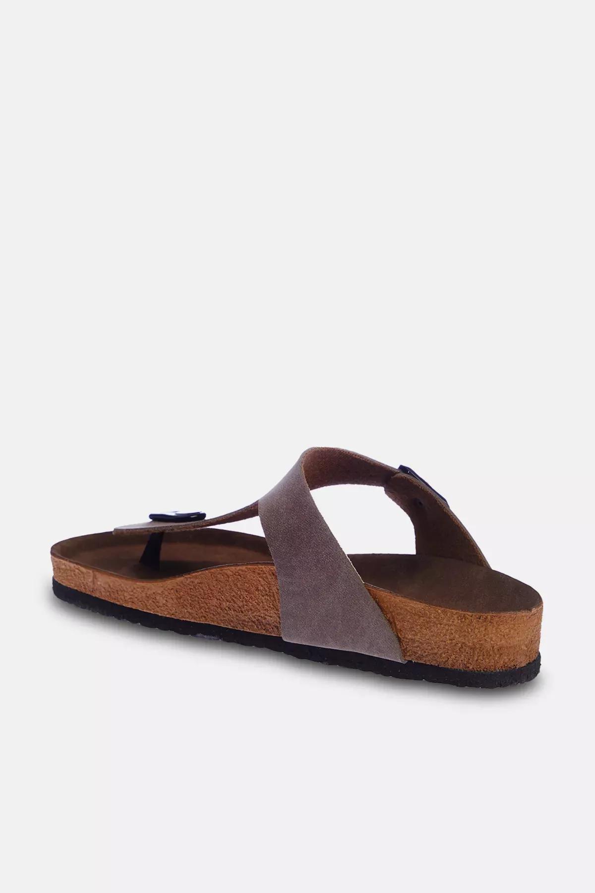 Grey Flip Flop Women’s Slippers, Mink, large image number 1