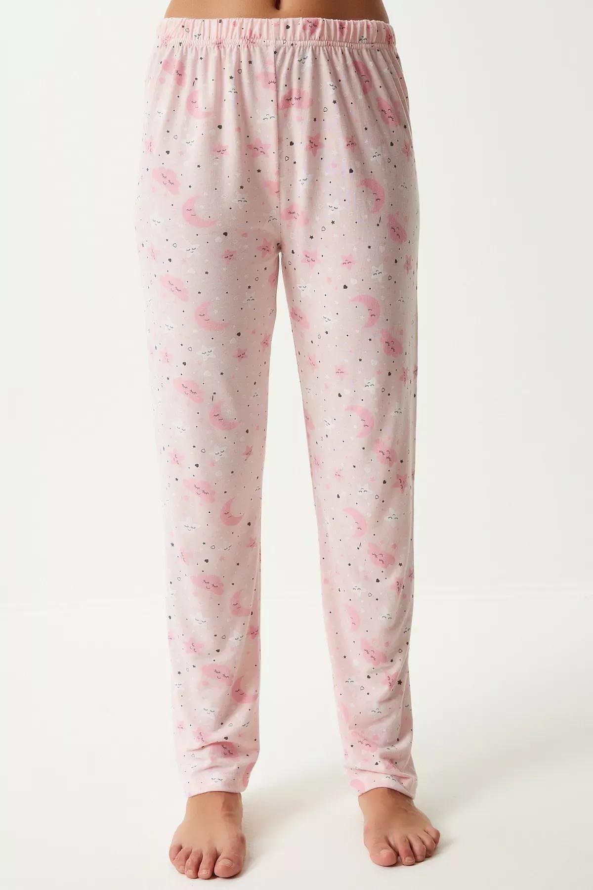 Pink Shirt Pajama Set, LIGHT PINK, large image number 4